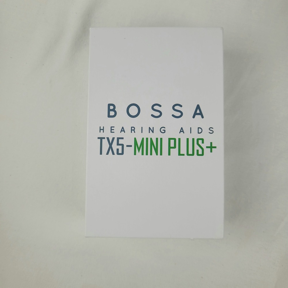 Bossa Hearing Aids TX5-Mini Plus+ Rechargeable In-Ear Set NEW